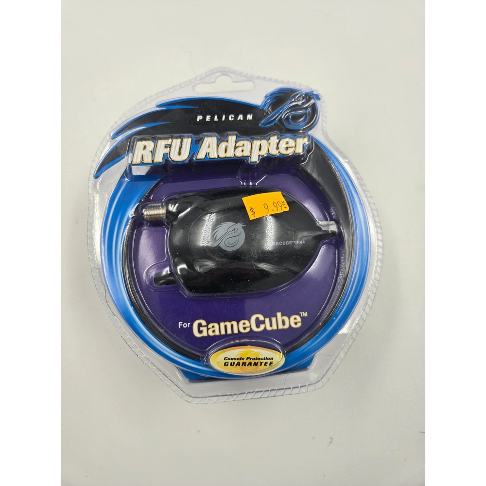 Pelican RFU Adapter for Nintendo GameCube N64 New Sealed Vintage Gaming Cable